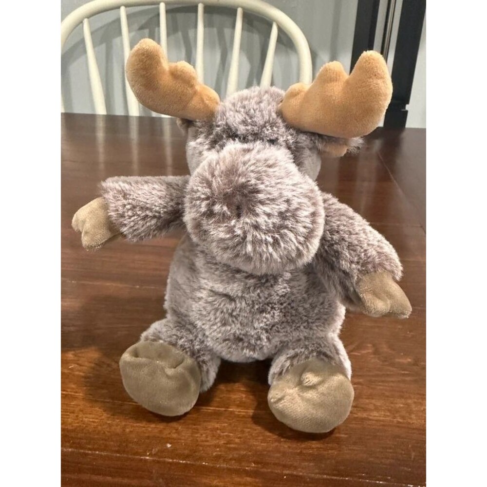 Mary Meyer Putty Nursery Moose 11” Plush Gray Brown Stuffed Animal Lovey